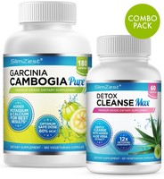 Garcinia Cambogia Pure Detox Max Slim Combo 2 Month Course 180 Garcinia C Garcinia Cambogia Pure Detox Max Slim Combo 2 Month Course 180 Garcinia C
