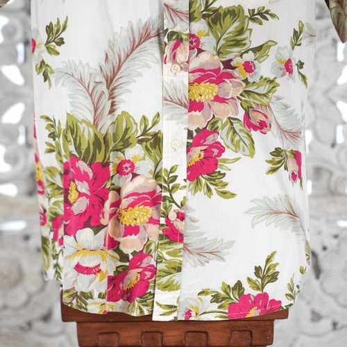 Denim & Supply Ralph Lauren Shirt M Men’s Floral Button-Up Short Sleeve Cotton - Picture 5 of 11