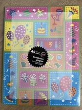  Printer Paper Computer 45 Sheets Birthday  Confetti Candles Hats Stationary 