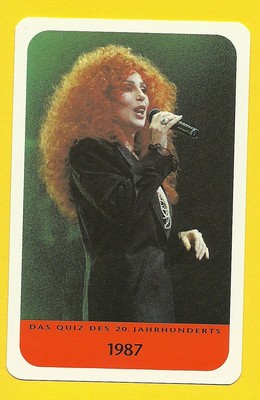 CHER Cool Music Collector Card from Europe | eBay