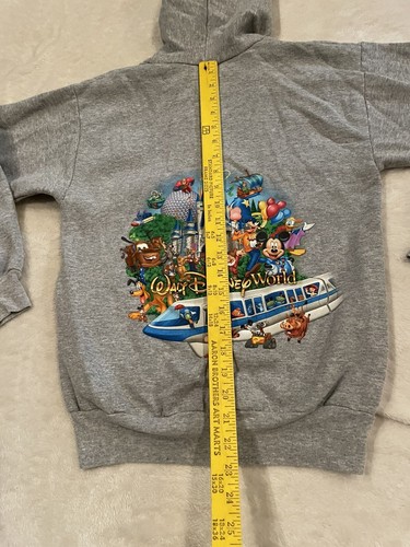 Walt Disney World kids Large full zip heather gray Disney Friends - Picture 4 of 7