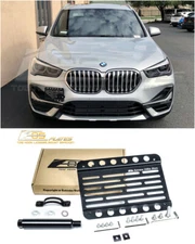EOS Plate For 16-Up BMW F48 X1 Front Bumper Tow Hook License Mount Bracket