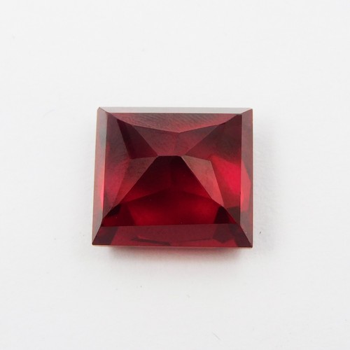 9,2 ct natürlicher roter Rubin ZERTIFIZIERT Quadratschliff beheizter Edelstein kostenlose Lieferung - Bild 6 von 6