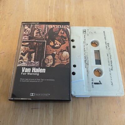 Van Halen Fair Warning (Cassette Tape) 1981 Warner Bros Records USA RELEASE