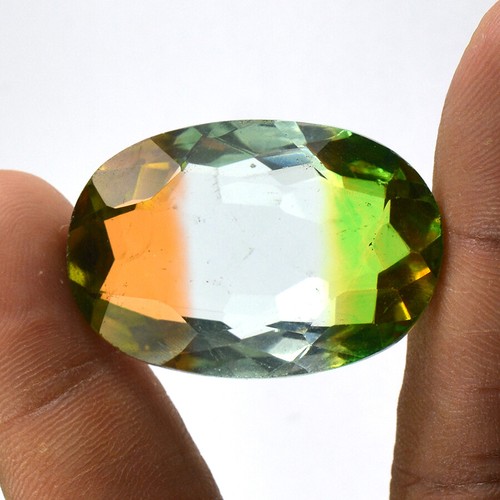 87.20 Ct Beautiful Multi-Color Tourmaline Oval Cut Shape Loose Gemstone - Picture 3 of 4