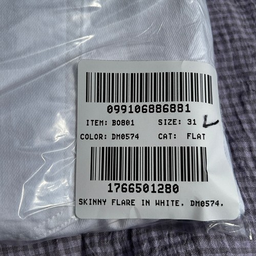 J. Crew Skinny Flare Jeans 31 12 White NWT Denim Women's BO801 J.Crew - Bild 7 von 7