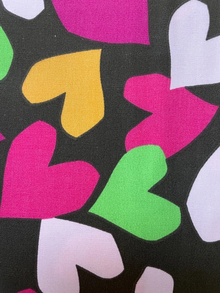 Lote de Tela 2 Yardas 42 W Corazón Recortes Profesores Escuela Foto 4 de 4