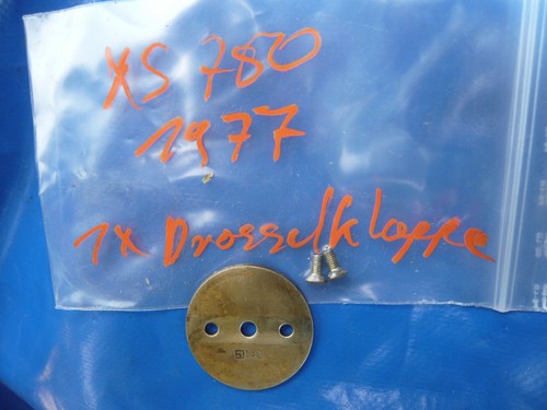 Yamaha XS 750  aus 1977  1x Drosselklappe Klappe Valve Vergaser Carburetor