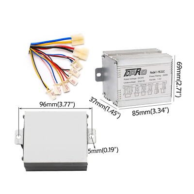 electrical bicycle controller 24v razor AlveyTech 24 Volt ZK2430-D-FS-ROHS for The MX350 Dirt Rocket Bike (Versions 33-36) 24V 500w Brush Motor Speed