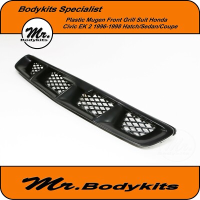 Mr. Plastic Mugen Front Grille Grill For Honda Civic 1996-1998 EK