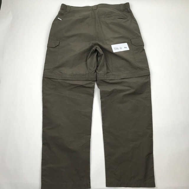 Columbia Men Brown Relaxed Ripstop Convertible Cargo Pants sz Lx32 (Actual 37x33 eBay