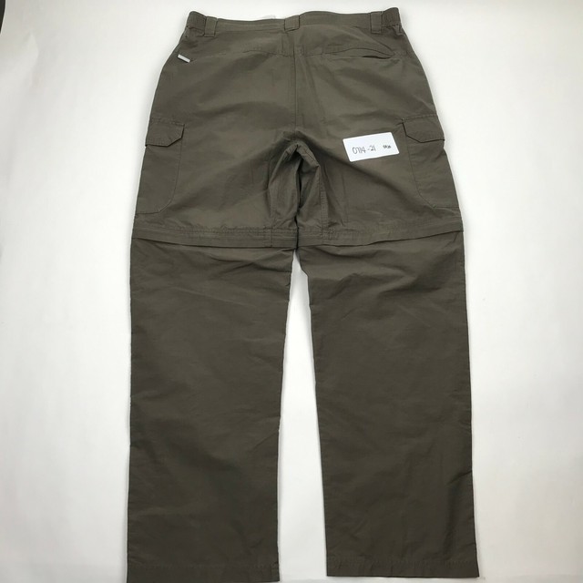 Columbia Men Brown Relaxed Ripstop Convertible Cargo Pants sz Lx32 ...