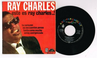 RAY CHARLES ESTE ES RAY CHARLES ''TU CORAZON'' SPANISH 7'' EP VERY RARE