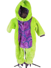 Dragon Unisex Hooded Costume Sz 6-12 Mo. Plush Green One Piece Carters C78