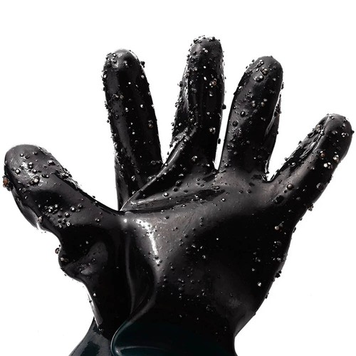 Pair Latex Sandblasting Gloves Working for Sandblaster Sand Cabinet Blasting - Picture 8 of 11