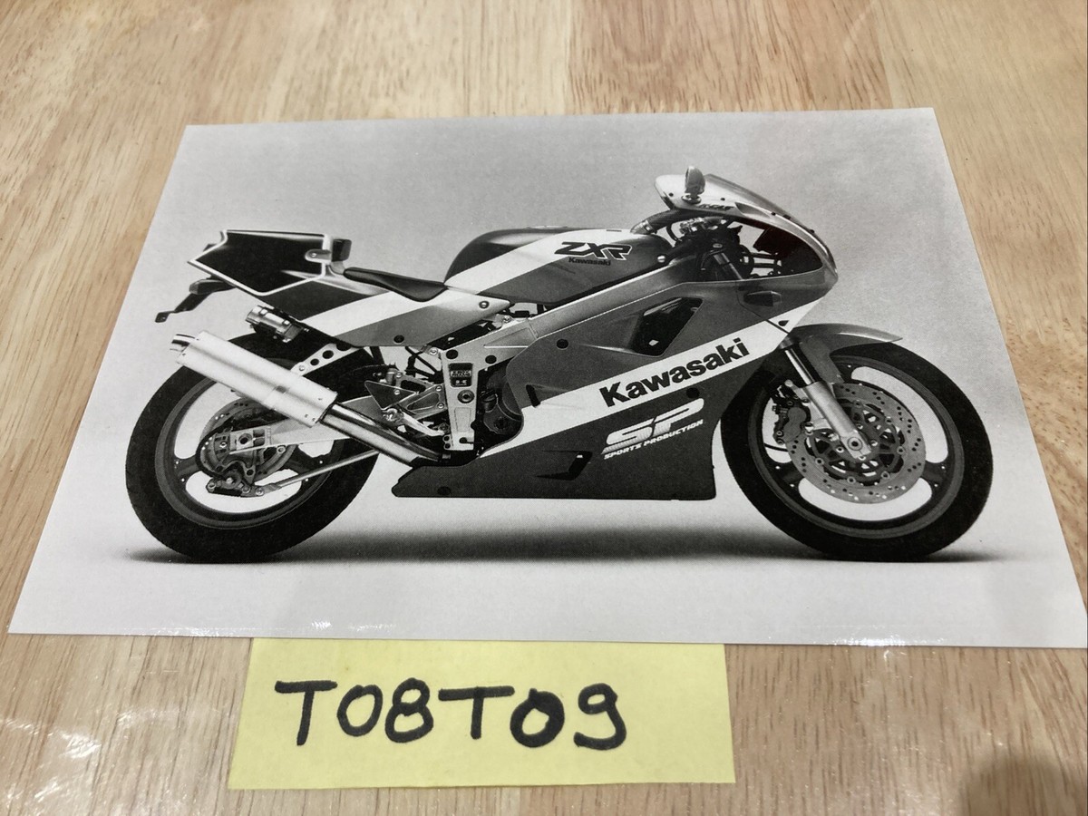 R Kawasaki Moto ZXR750 750 ZXR Photo NB Press Kit Dealer | eBay