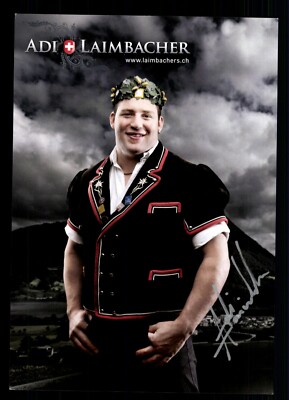 Adi Laimbacher Autogrammkarte Original Signiert Schwinger ## BC G 31075