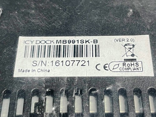 ICY DOCK MB991SK-B ToughArmor 2.5in SATA Mobile Rack for 3.5in - Picture 4 of 5