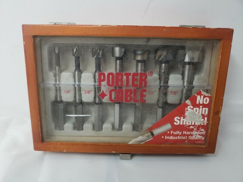 Porter Cable 7pc Forstner Bit Set 