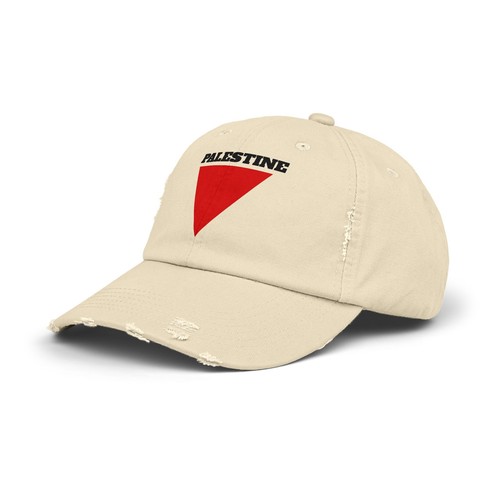 Distressed Cap, Activist Hat, Trendy Casual Fashion, Free Palestine Gift, Summer - Picture 3 of 17