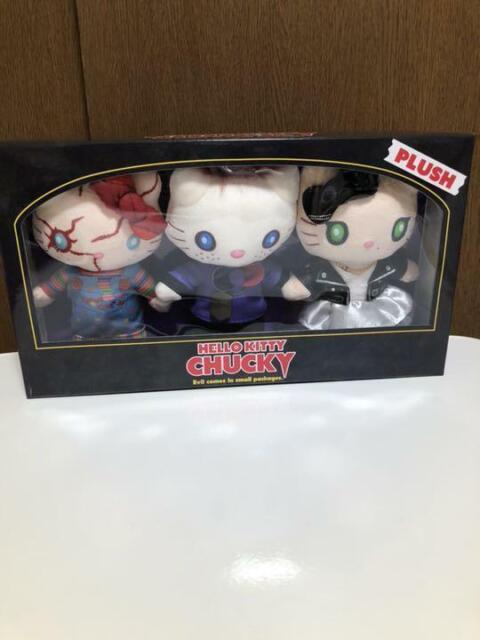 USJ Sanrio HELLO KITTY CHUCKY Plush Doll Limited set Halloween F/S Japan | eBay