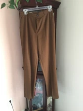 Basler Womens Brown Dress Pants Size 36 Stretchy