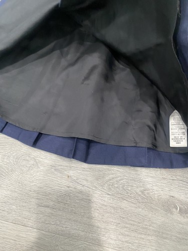 Burberry Girl's Pleated Skirt Wool And Silk Size 6Y - Picture 4 of 8