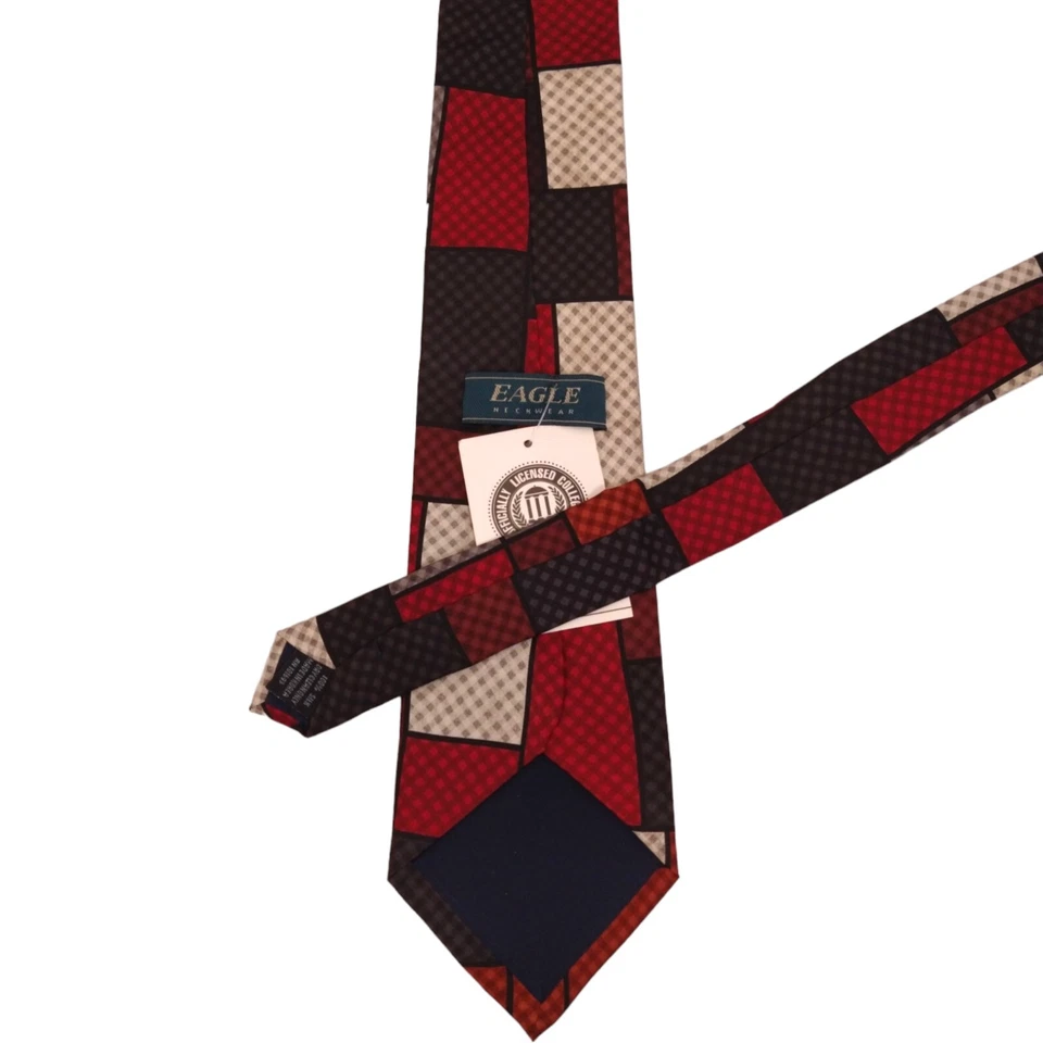 Corbata de seda UTAH UTES para hombre con logotipos 3,85 alas de águila con licencia oficial de la NCAA Foto 3 de 4