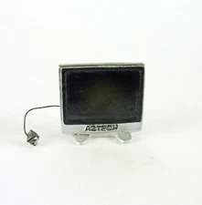 Dollhouse Miniature Quarter Scale 1:48 WIDE Screen TV, T1261