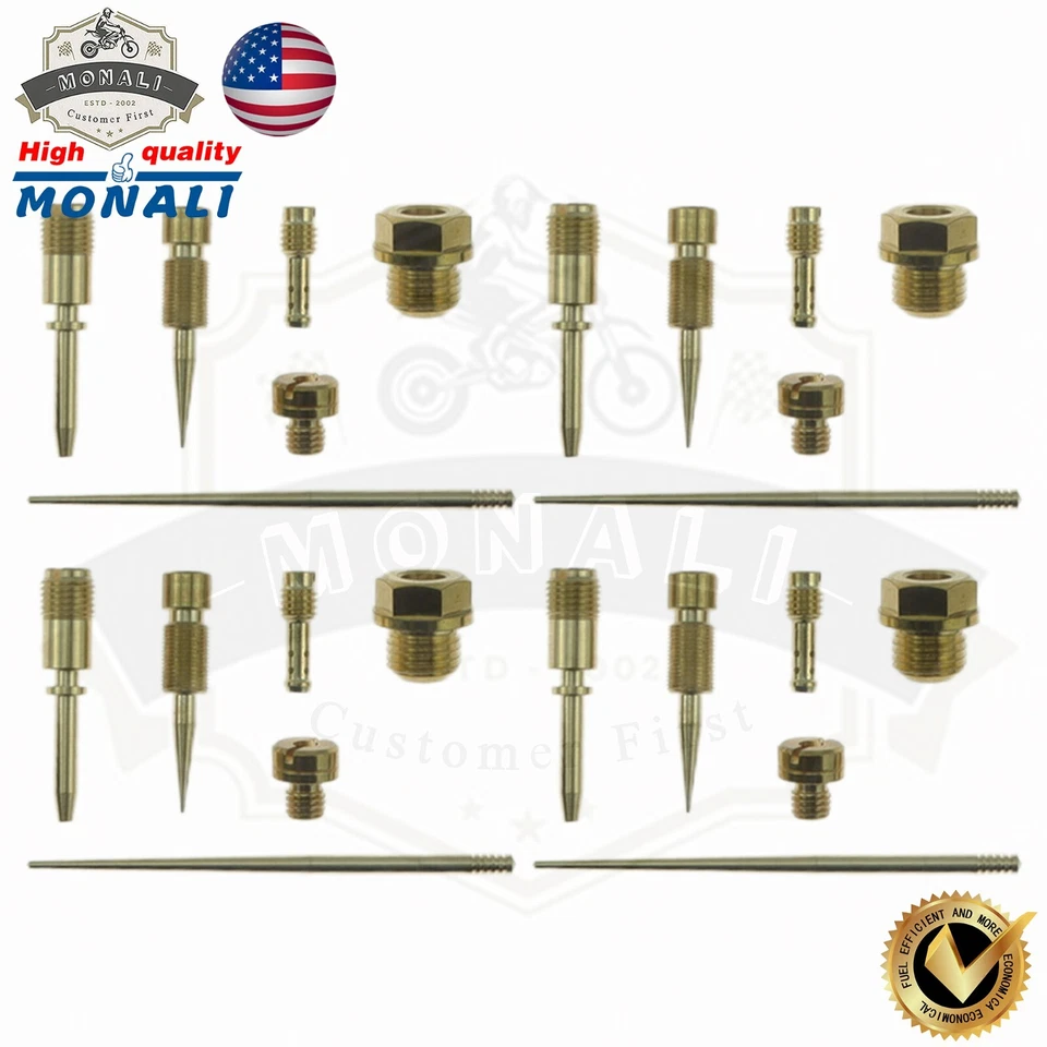 Kit de juntas de reparación de carburador flotador 4 piezas para Suzuki GS550 GS550E 77-79 GS550L nuevo Foto 2 de 4