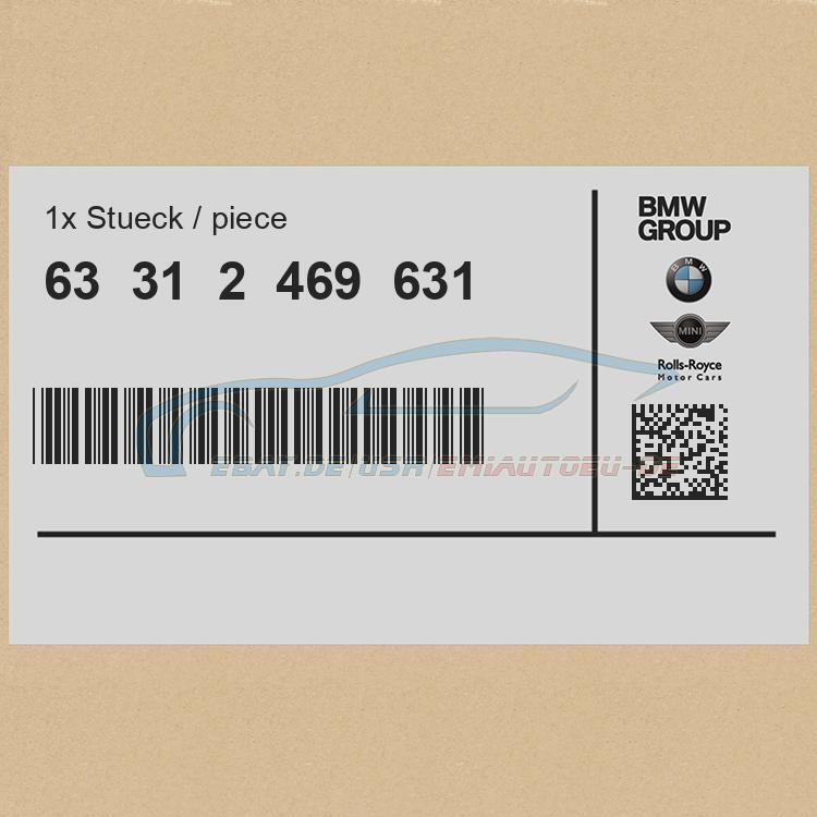 Original BMW 63312469631 - M Performance Dias für Türprojektoren  