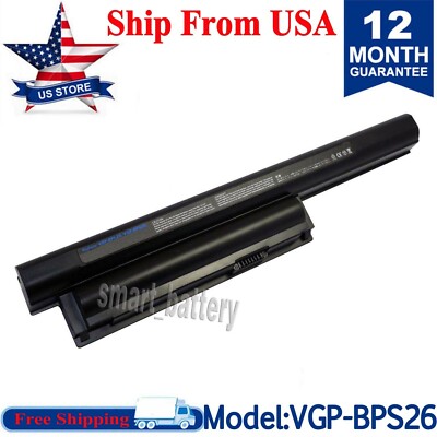 NEW 6 Cell Battery for SONY VAIO VPC-CB17EC VPC-CB18EC VPC-CB15FX/B VGP-BPS26 US