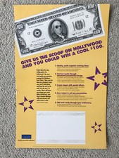 SELLER EXCLUSIVE  From APPLE COMPUTER spin-off CLARIS RARE POSTER "Hollywood"