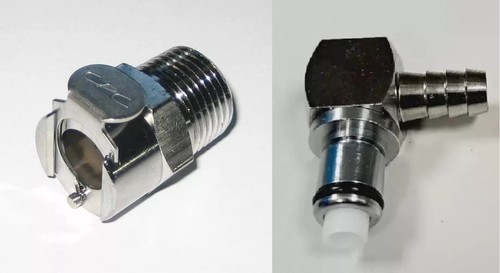 BMW  R 1200 GS coppia Connettore benzina sgancio rapido pompa benzina bmw 8 mm - Imagen 1 de 5