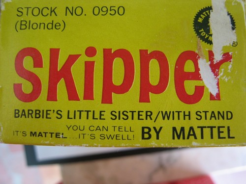 1963 Barbie Skipper Blonde Doll & Box Catalog Stand Original Clothes #0950 Japan - Imagen 16 de 23