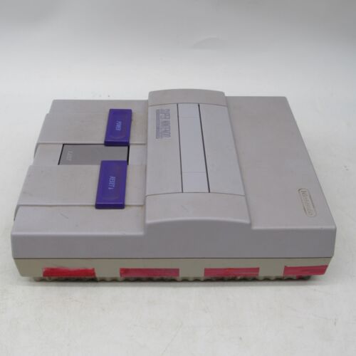Vintage Super Nintendo SNES Console Bundle 3 GAMES 2 Controllers TESTED MARIO DK - Picture 5 of 15