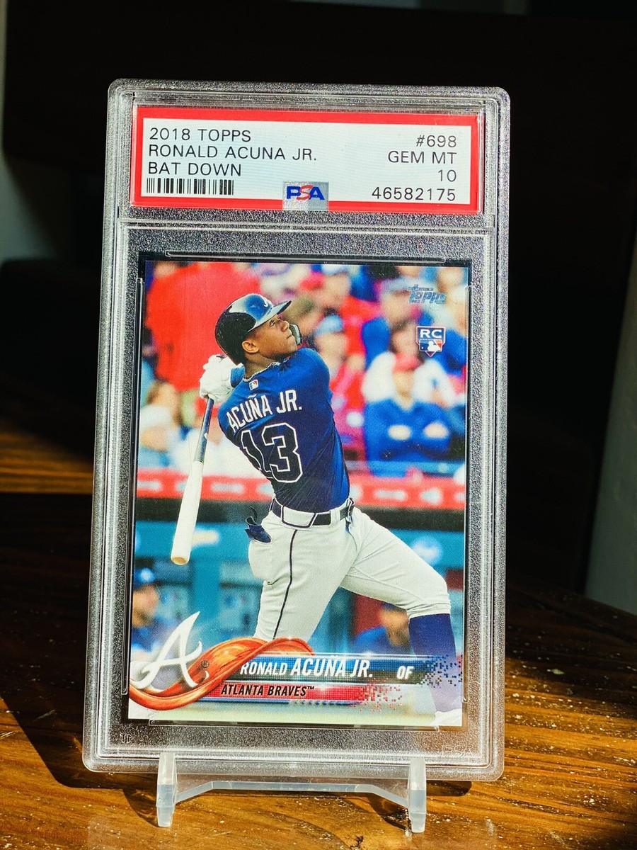 Topps 2018 Ronald Acuna Jr. 直筆サインRC（/10） psa10 2018