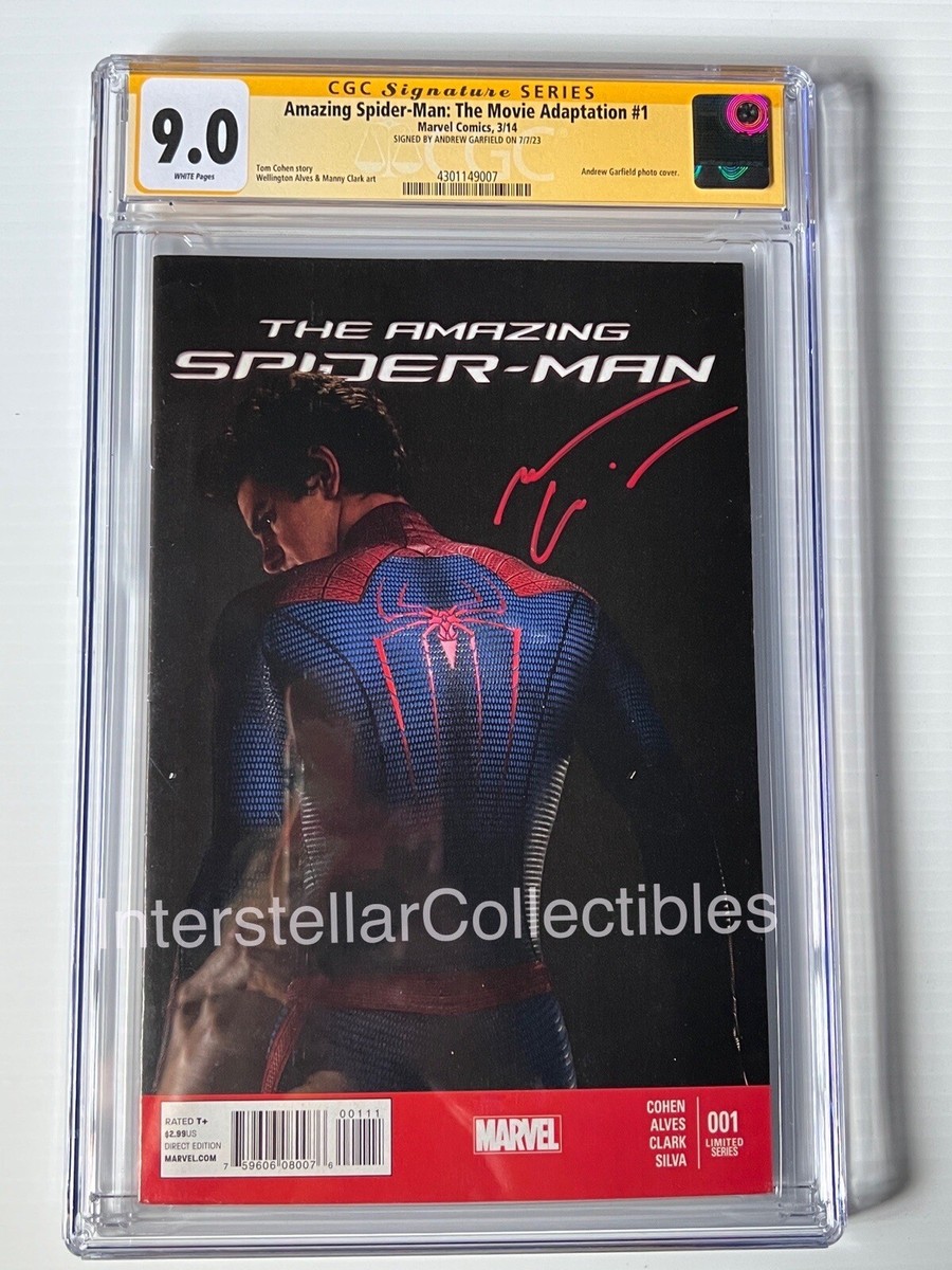 アンドリュー・ガーフィールド 直筆サイン入り Spider-Man CGC9.6 Amazing Spider-Man: The Movie Adaptation #1 Signed by Andrew