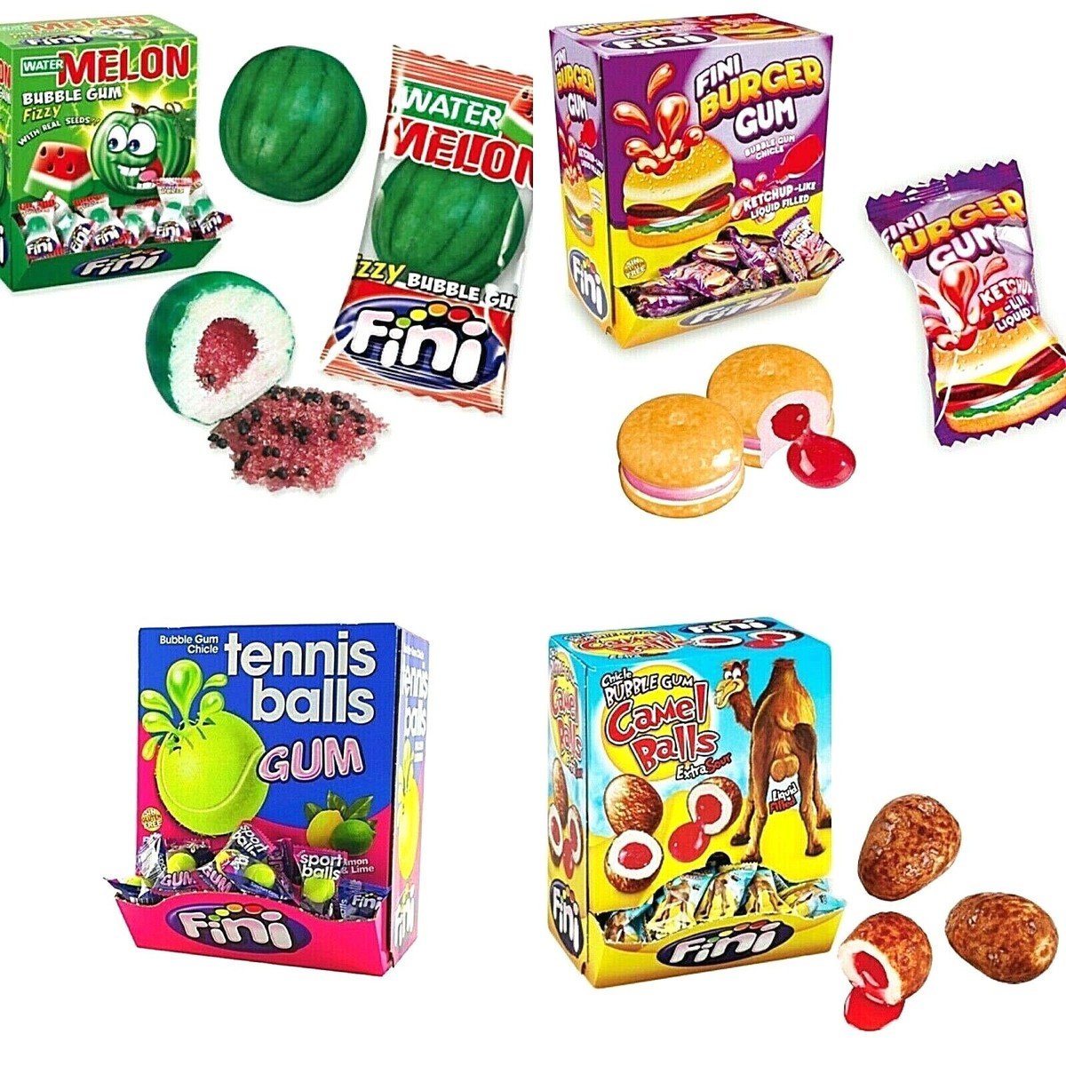 Fini Watermelon Bubblegums - Gum Lollies Online - Candy Co - View #2