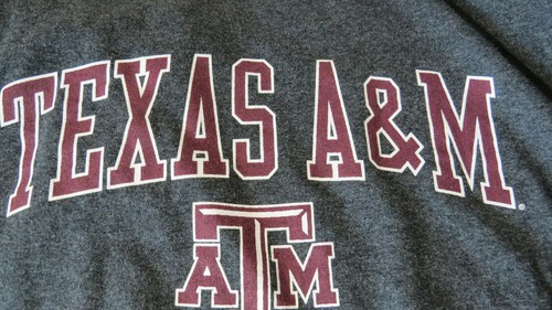 Vintage Champion Texas A & M T-Shirt grau Medium College Schule Aggies - Bild 4 von 4