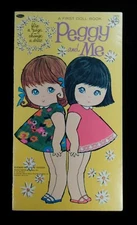 Un-Cut Paper Doll Book - Peggy & Me - 1968 - Whitman #1972