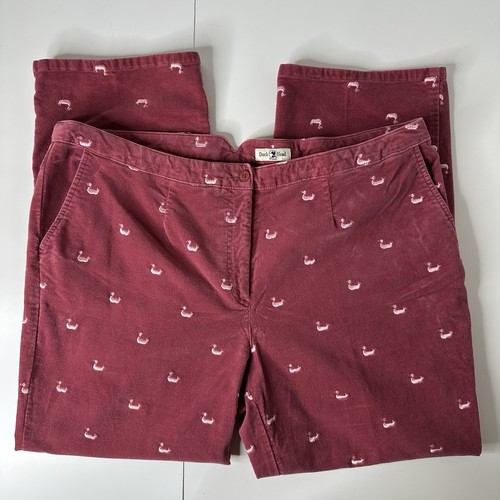 Pantalone donna ricamato in velluto rosa testa d'anatra taglia 20W novità stravagante artistico - Foto 16 di 16
