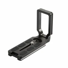 Universal 1/4" Screw Lengthen L-shaped Quick Plate Bracket Grip For SLR Camera