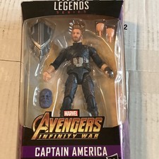 Marvel Legends Captain America Infinity War Figure w  Thanos Head Helmet