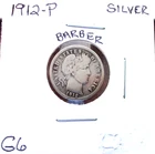 1912 PHILADELPHIA BARBER SILVER DIME IN GOOD PLUS CONDITION
