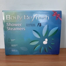 BodyRefresh Shower Steamers 18 Pack - Mint & Eucalyptus Aromatherapy Bombs