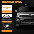 OROFULL 24V Licensed Chevrolet Electric Ride On Car with LED Lights & MP3, Black — photo 6