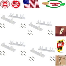 Complete Set of False Drawer Clips with Screws - Perfect for 4.25" Openings