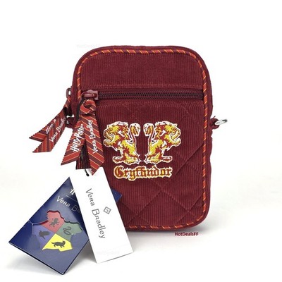 RARE! Vera Bradley Harry Potter RFID Small Convertible Crossbody Bag, Gryffindor