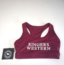 Ringers Western Women's Size 6 Mattea Full Support Sports Bra Maroon Cabernet